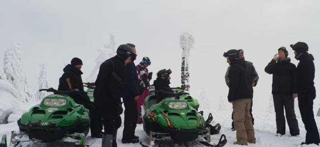 Gyimesek felfedezése motoros szánon