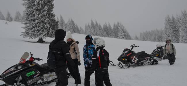 Motoros hószántúra a Madarasi Hargitán – Téli kaland Székelyföld szívében
