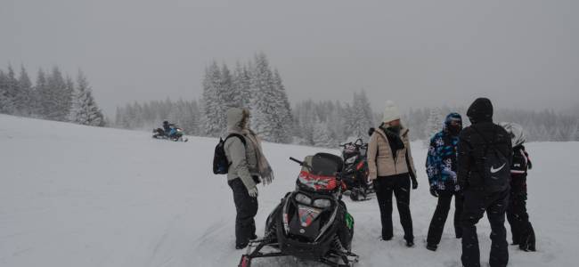 Motoros hószántúra a Madarasi Hargitán – Téli kaland Székelyföld szívében