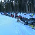Motoros hószántúra a Hargitán