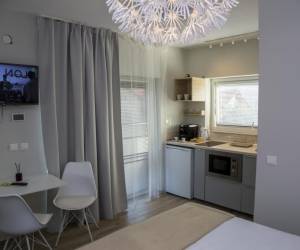 Apartman terasszal (1 franciaágy)