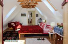 King Room - upstairs with a terrace overlooking the garden