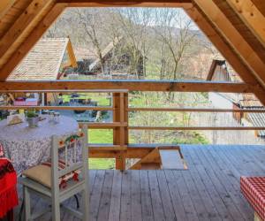 King Room - upstairs with a terrace overlooking the garden