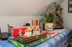 King Room - upstairs with a terrace overlooking the garden