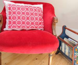 King Room - upstairs with a terrace overlooking the garden