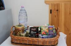 King Room - upstairs with a terrace overlooking the garden