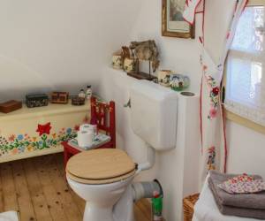 King Room - upstairs with a terrace overlooking the garden