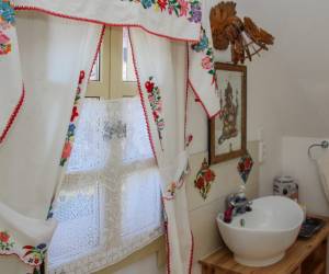 King Room - upstairs with a terrace overlooking the garden
