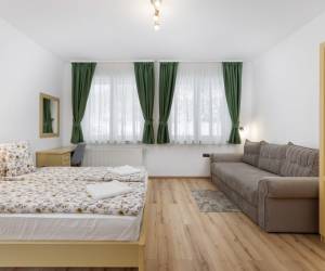 Franciaágyas szoba, kihúzható kanapéval