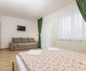 Franciaágyas szoba, kihúzható kanapéval