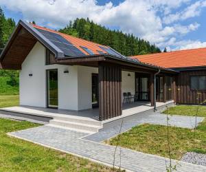 Villa – skandináv stílusú erdei pihenőház