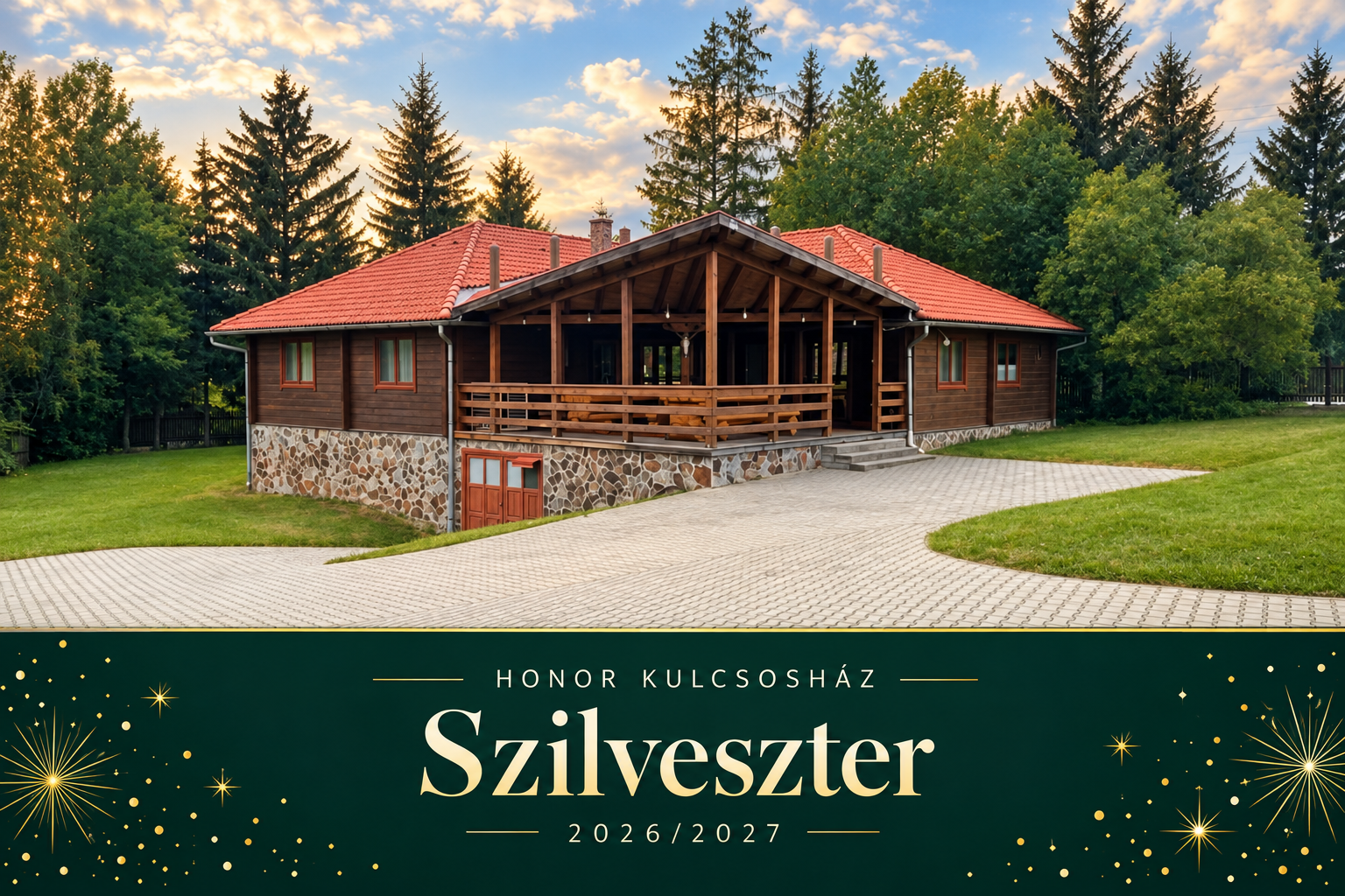 Szilveszter saját társasággal – Honor kulcsosház, Ivó